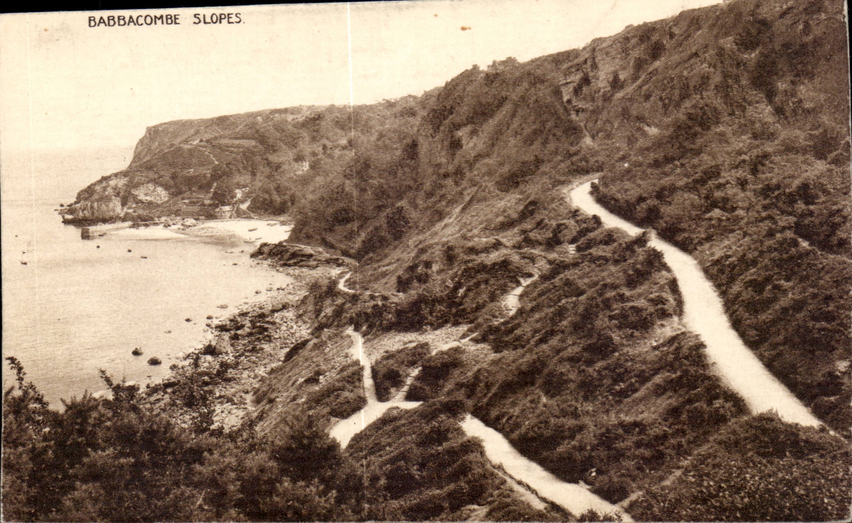 Grande Bretagne Great BRitain CPA Barbacombe Slopes