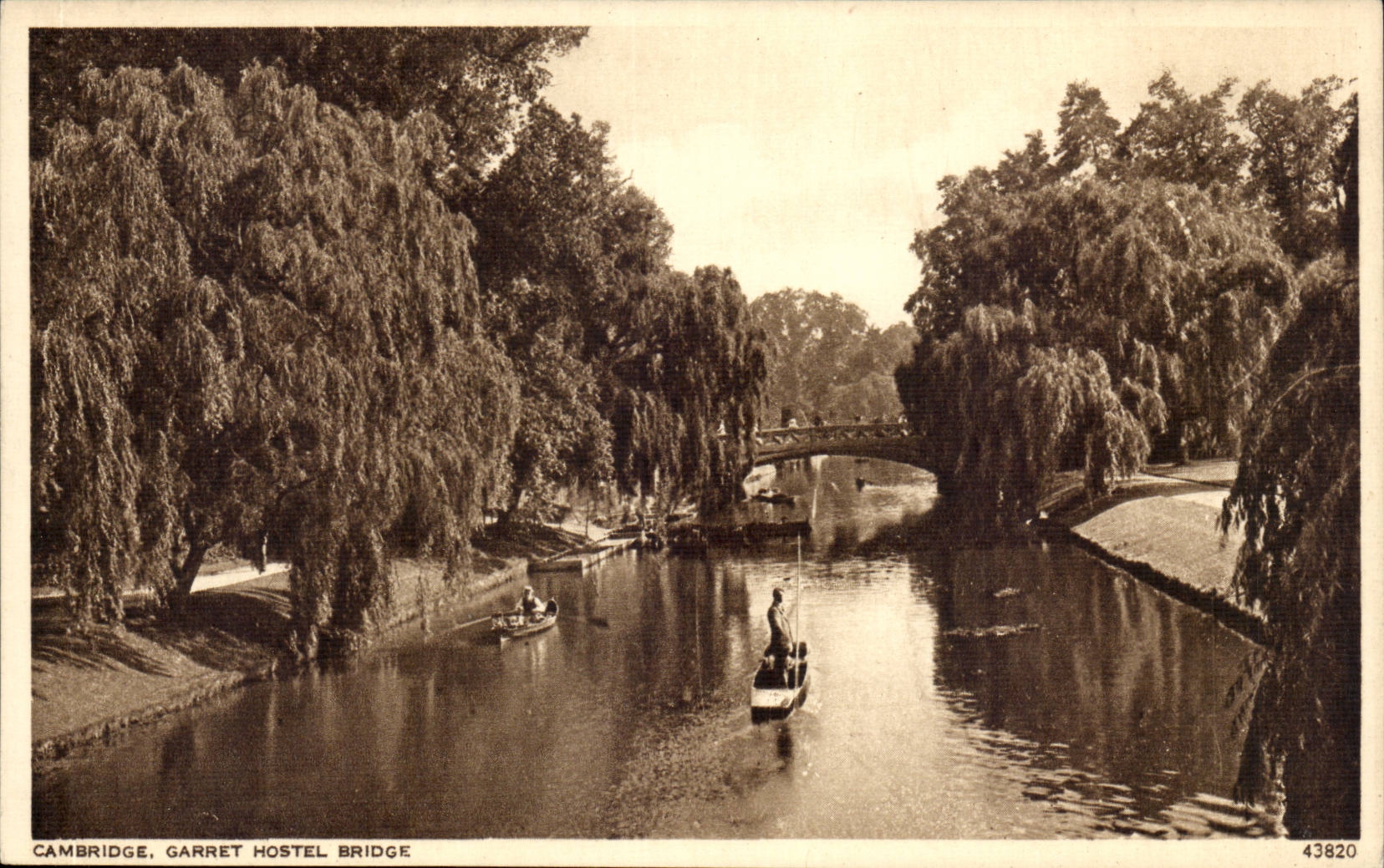 The United Kingdom Great BRitain CPA Cambridge Garret Hostel bridge