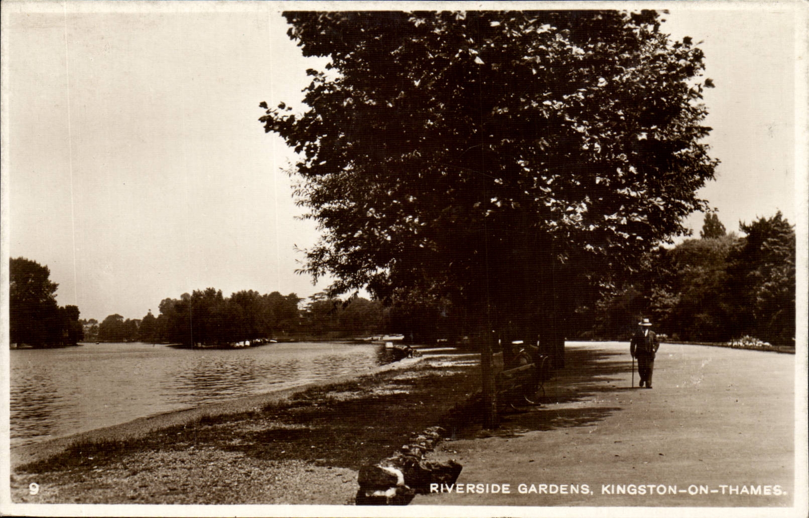 Great Britain Riverside Gardens Kingston one Thames CPA