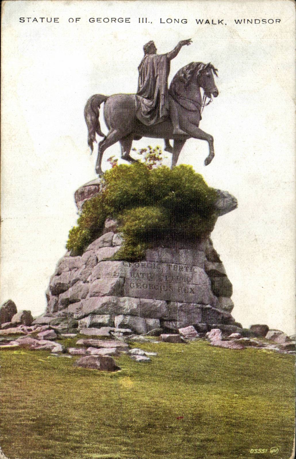 Great Britain CPA Statue off George III Length walk Windsor