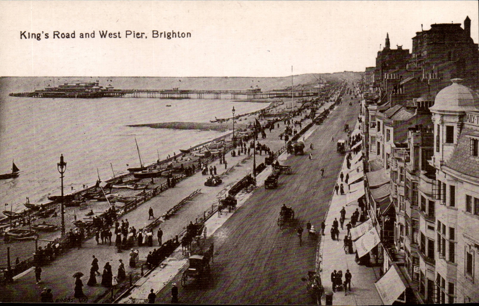 Great Britain CPA King's road and West Pier Brigthon