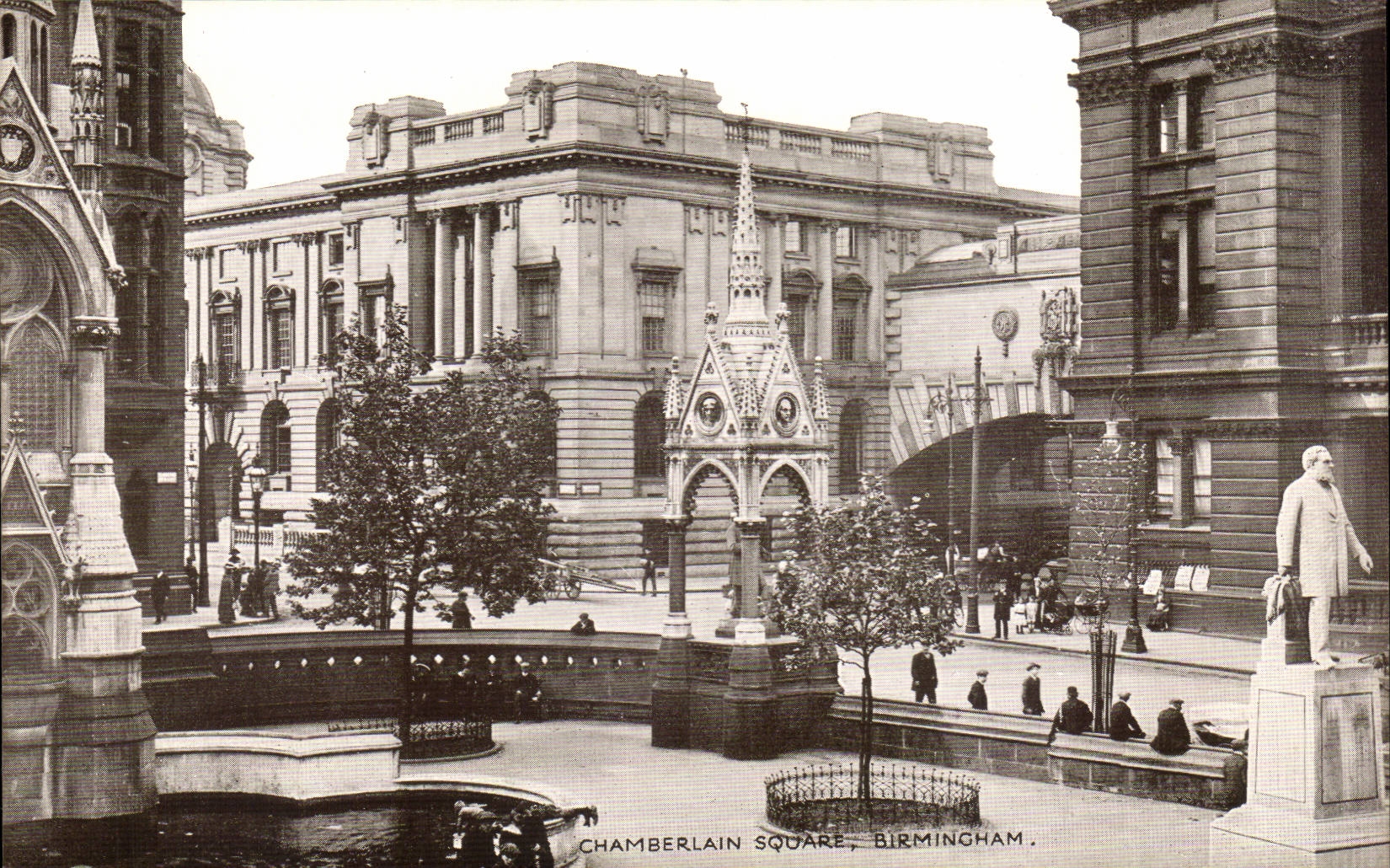 Great Britain CPA Chamberlain Birmingham Public garden