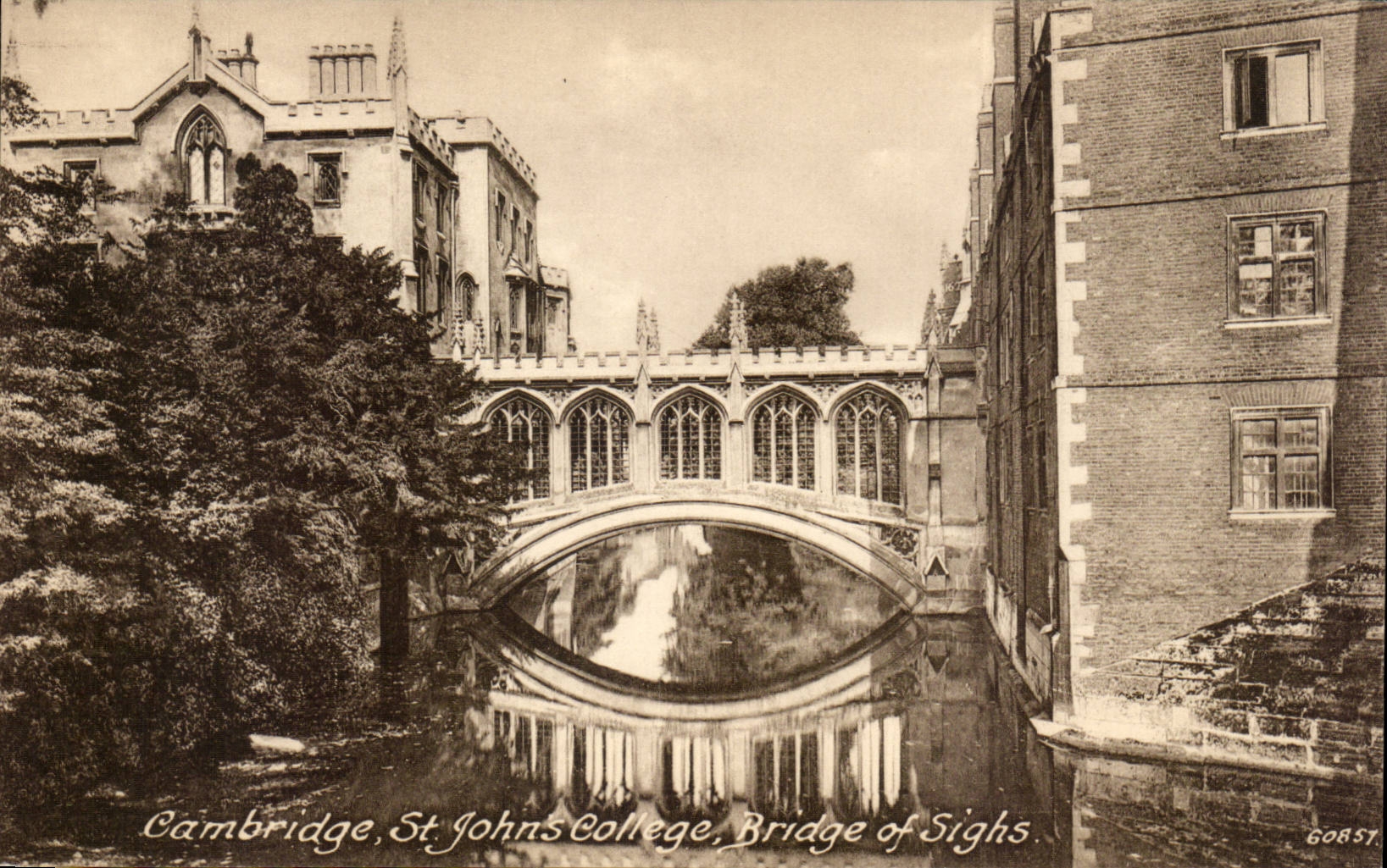 Great Britain CPA Cambridge St John' S college Bridge off sighs