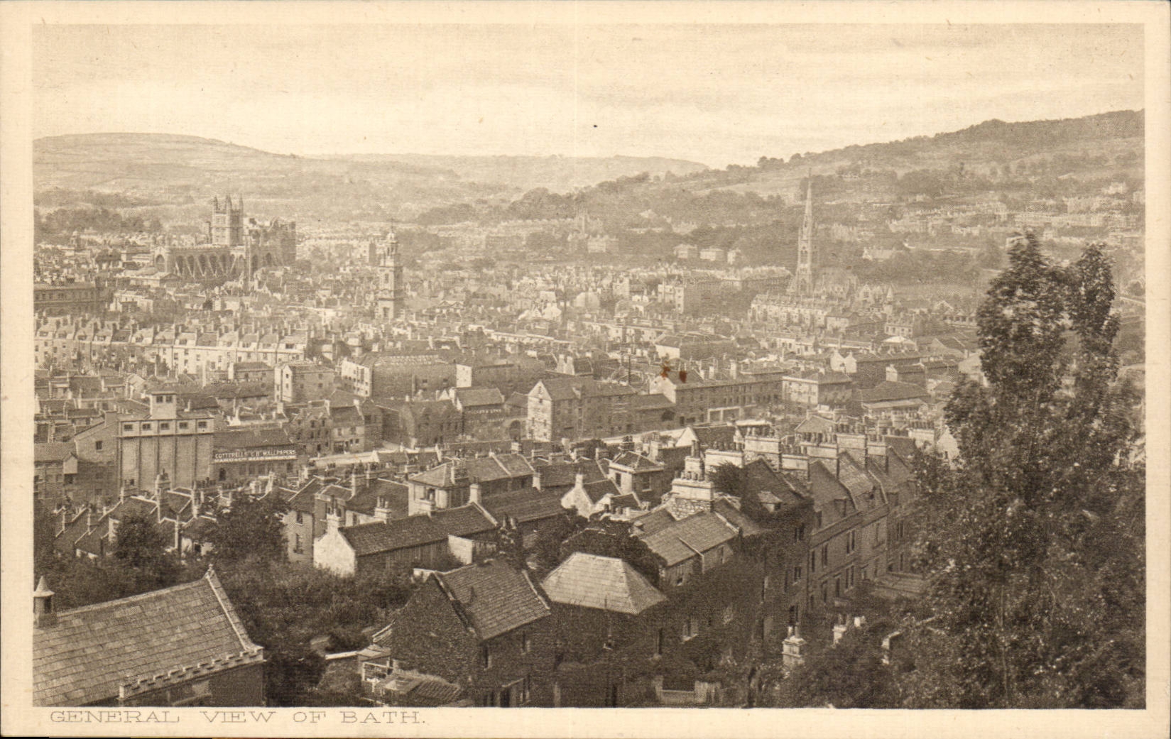 Grande Bretagne Great BRitain CPA General view of Bath
