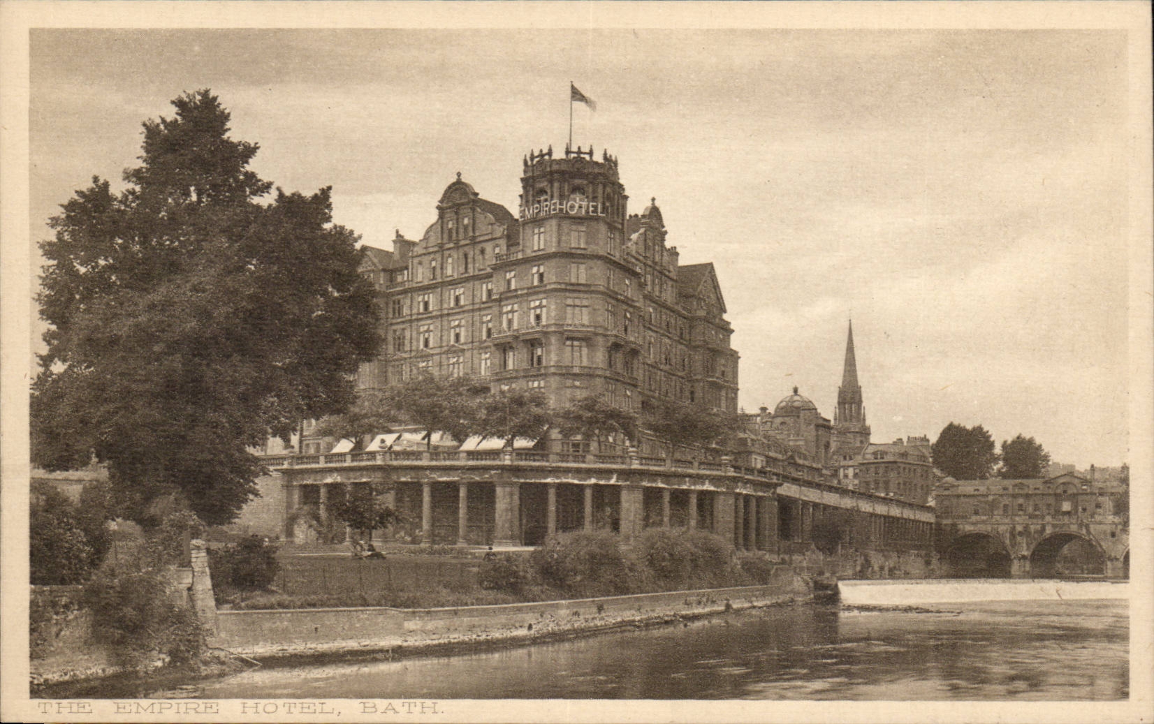 Grande Bretagne Great BRitain CPA The Empire Hotel Bath