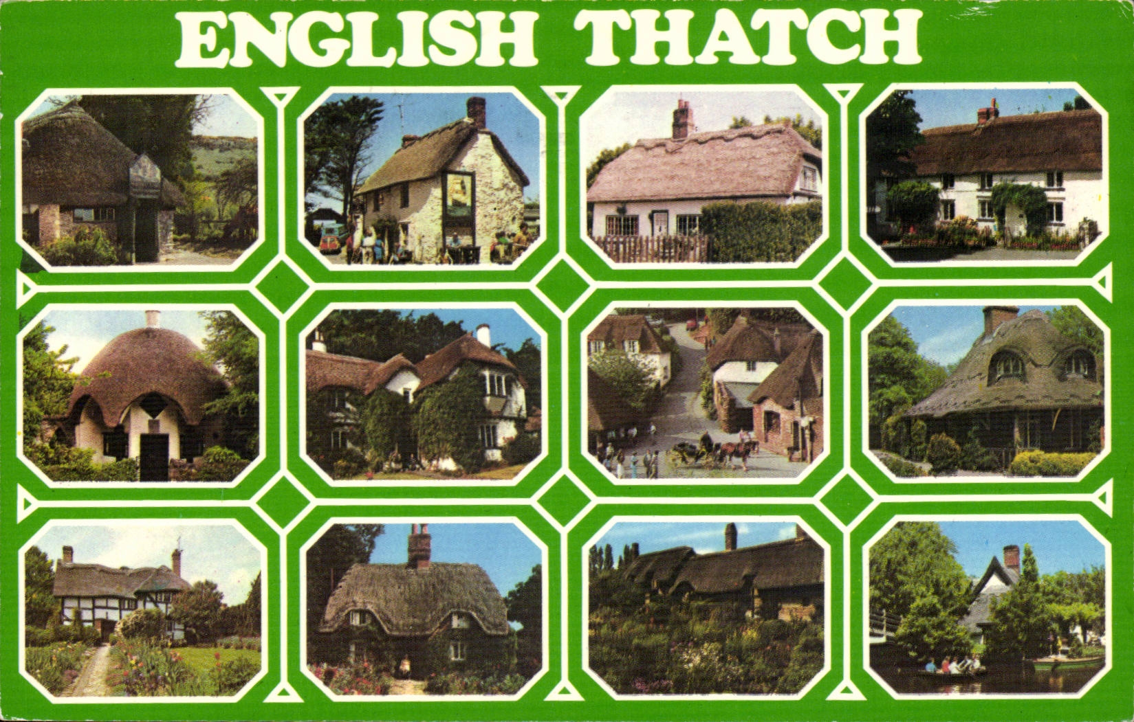 Grande Bretagne Great BRitain CPM English Thatch
