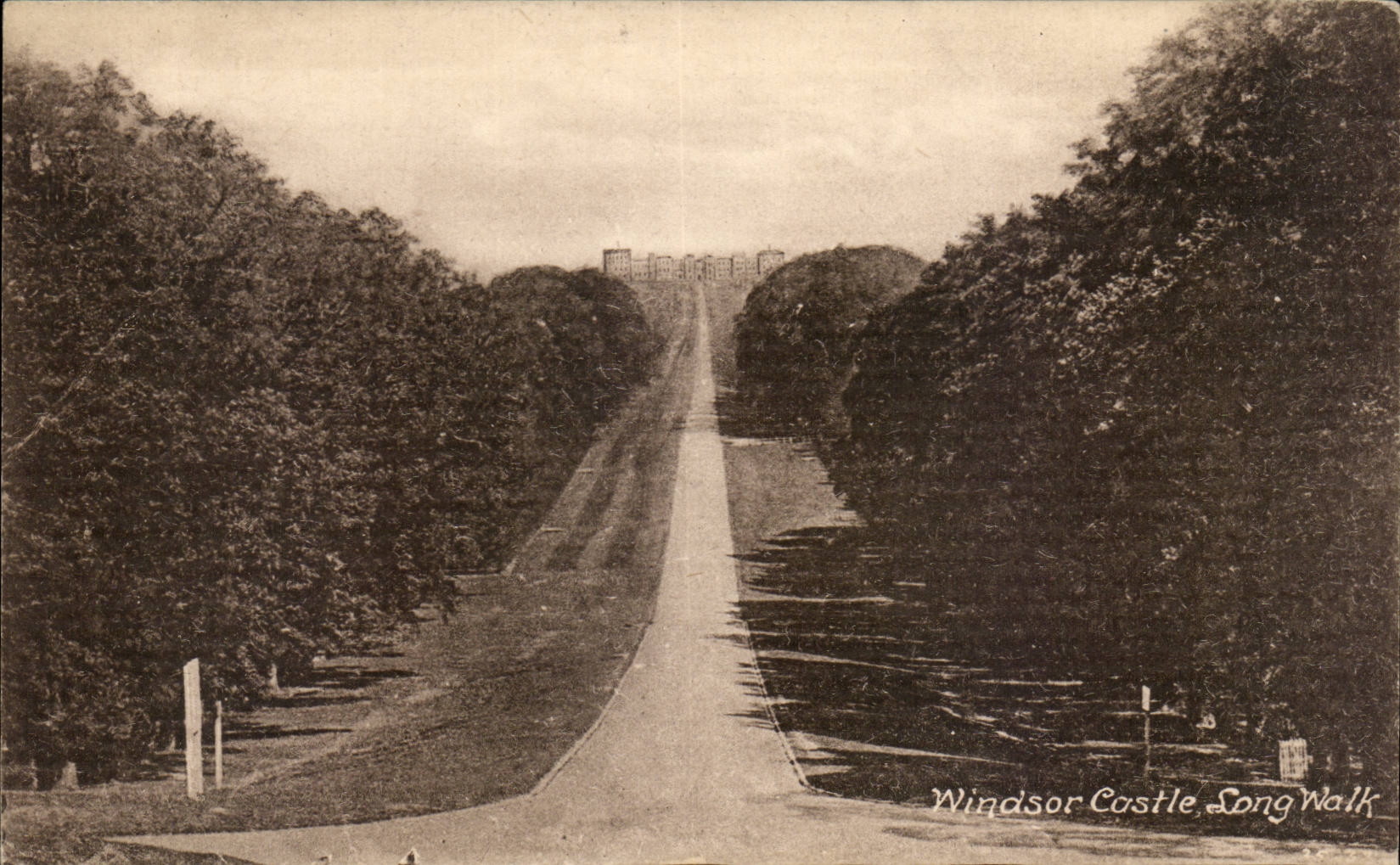 The United Kingdom Great BRitain CPA Windsor Castle Long walk