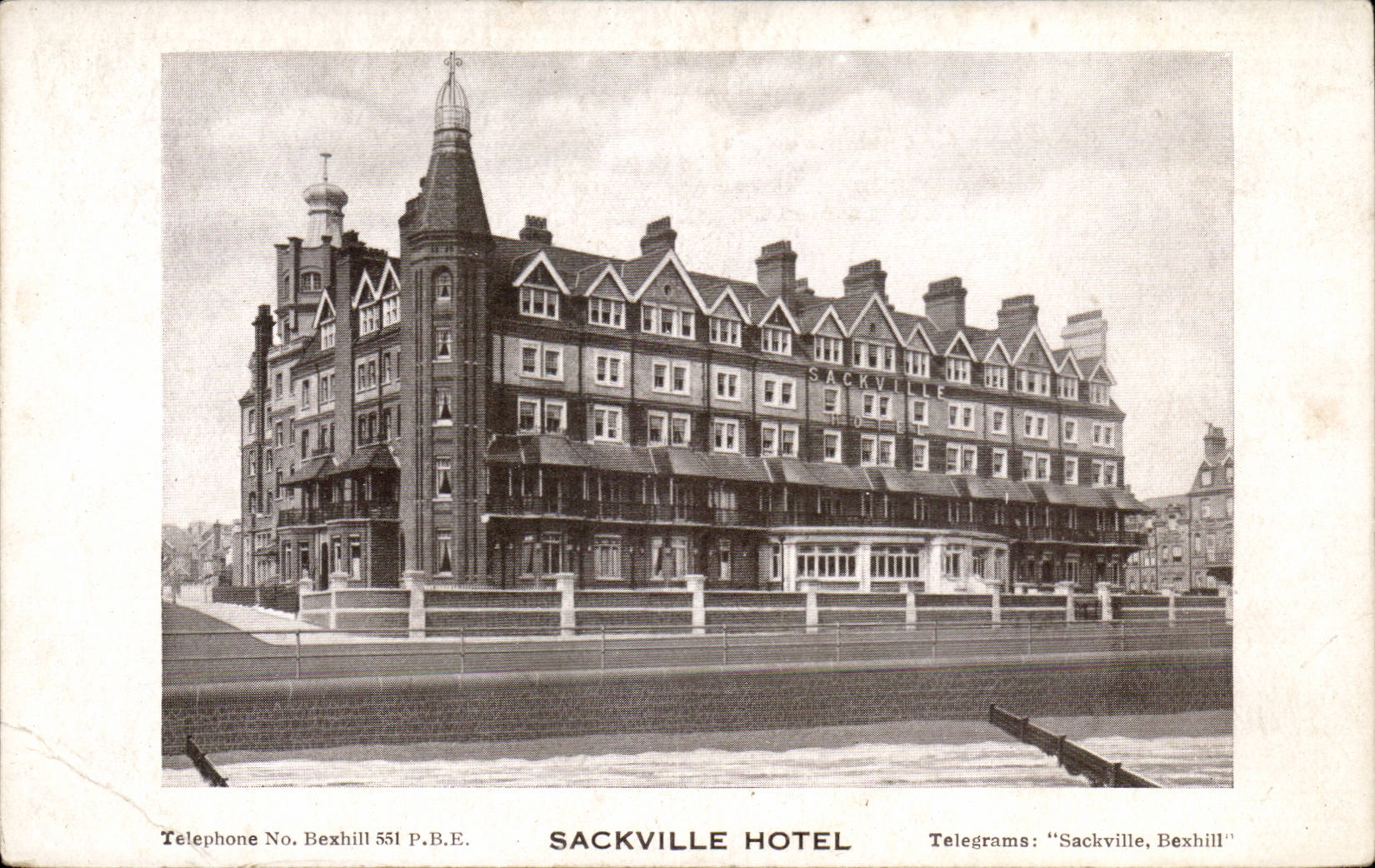 Grande Bretagne Great Britain Sackville hotel CPA 
