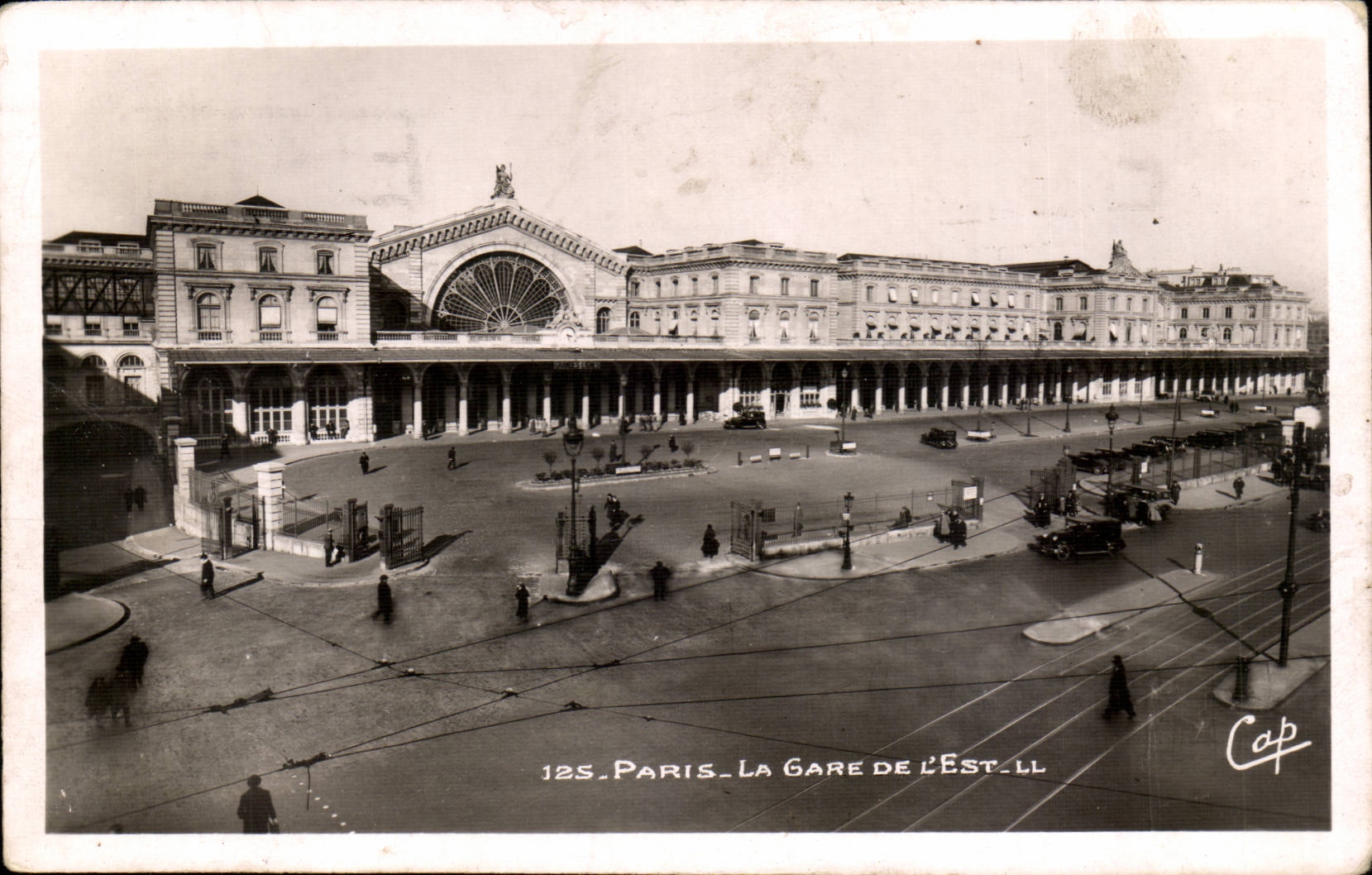 Paris 10 - Train station of the East - CPA