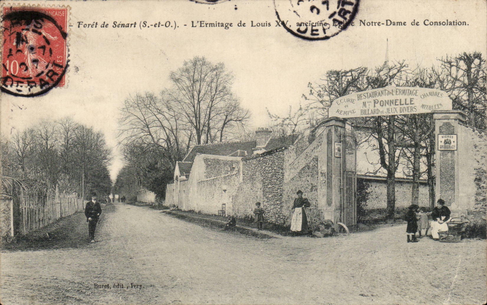 Foret de Senart - L'Ermitage de Louis XV Notre Dame de Consolation - CPA