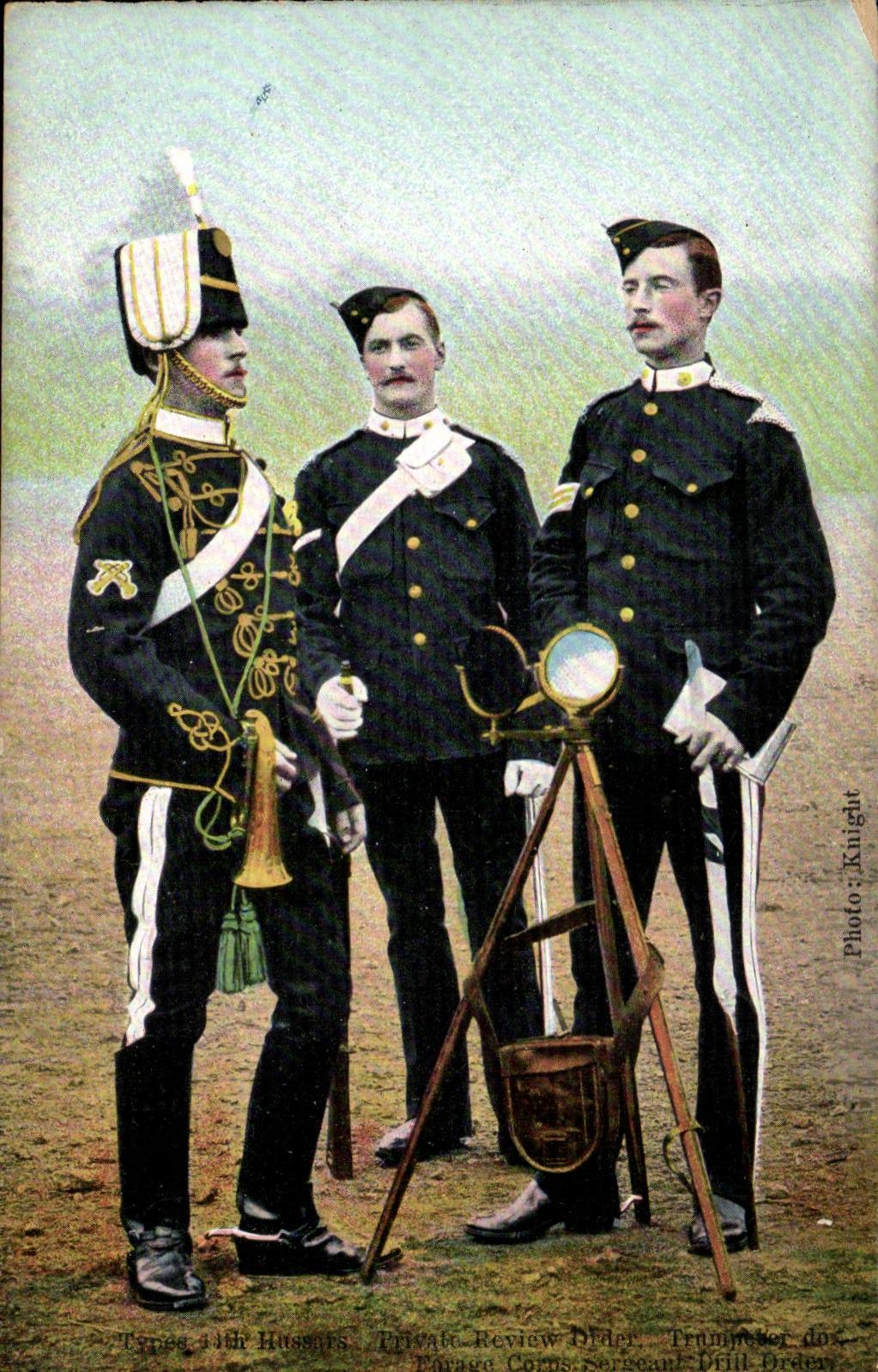 Die Vereinigtes Konigreichgrossbritannien CPA konstanten Hussars Hussards