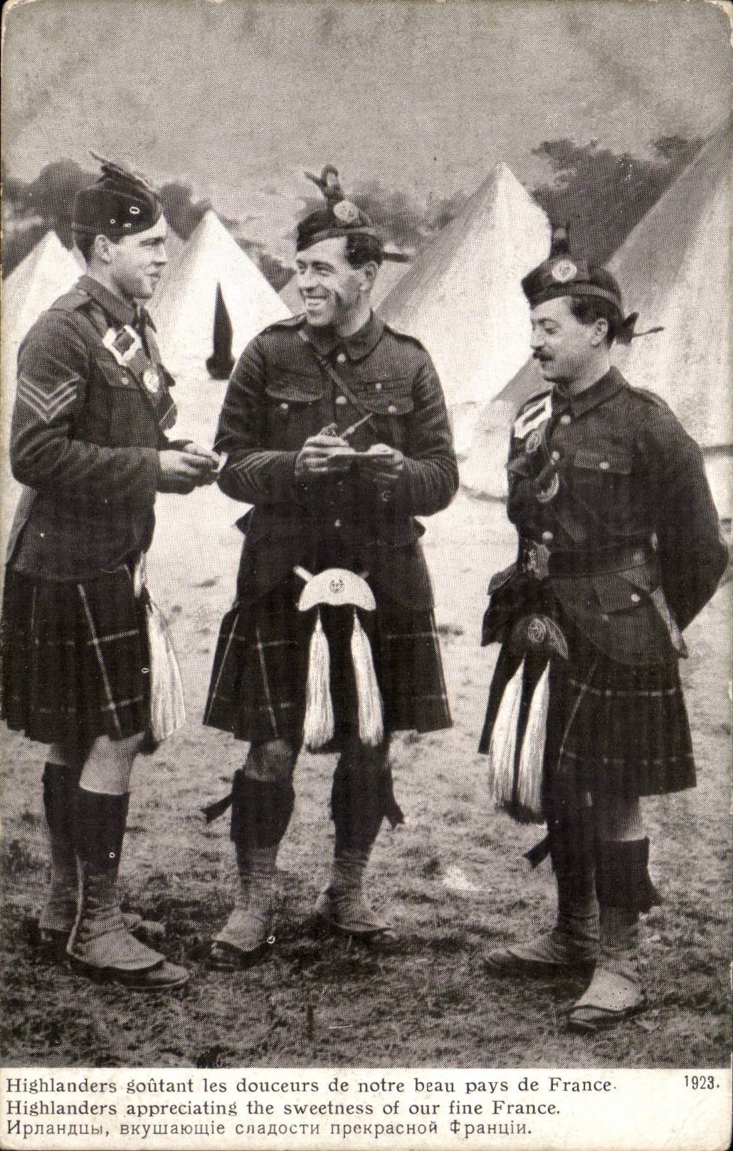 The United Kingdom Great Britain CPA uniform Highlanders