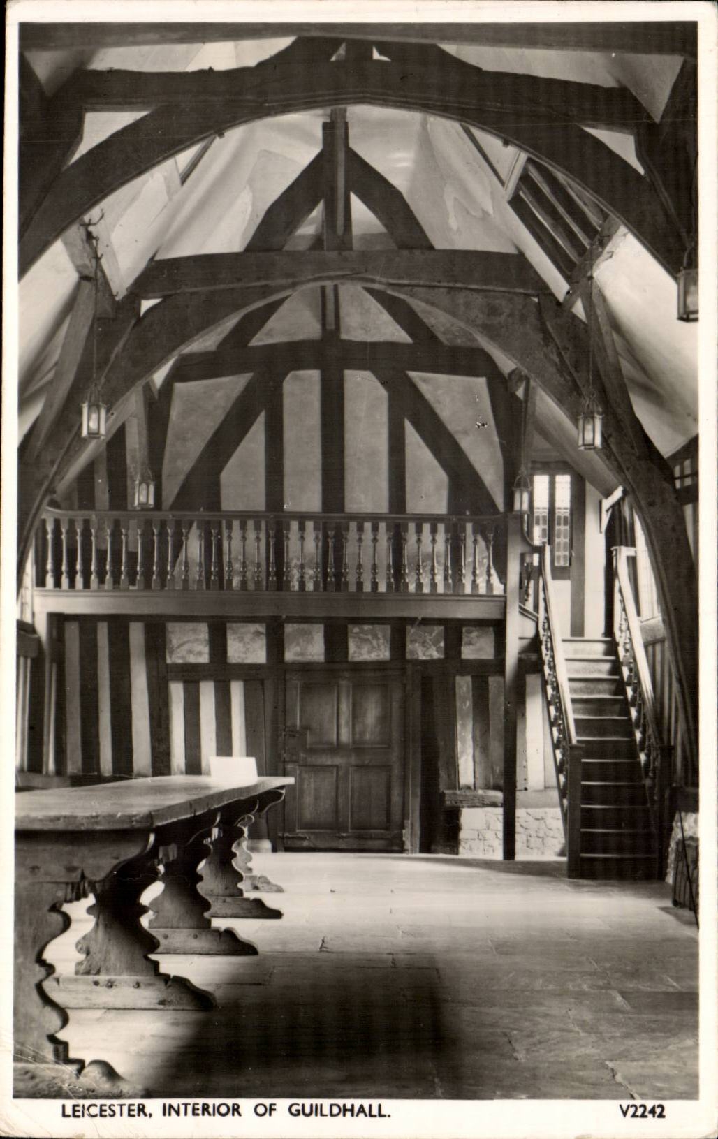 The United Kingdom Great BRitain CPA Leicester Interior off Guildhall