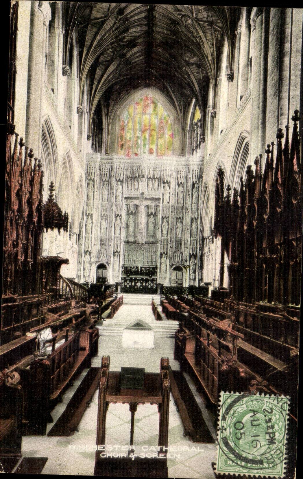 The United Kingdom Great BRitain CPA Winchester cathedral