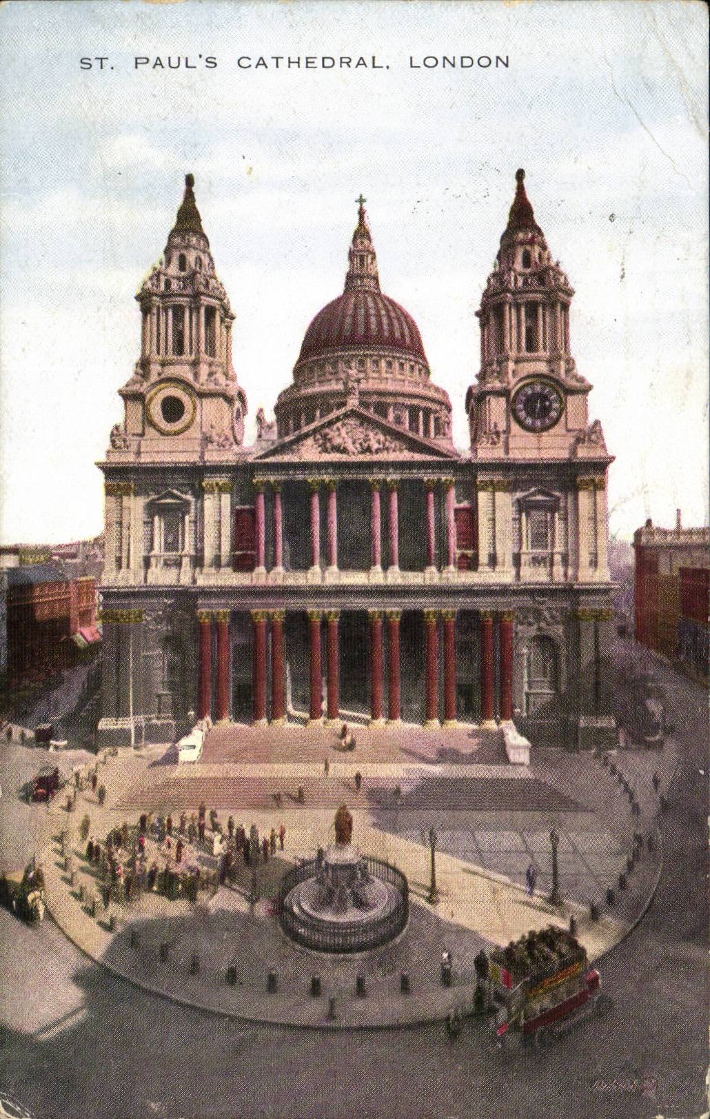 The United Kingdom Great Britain CPA Saint Paul' S cathedral London London