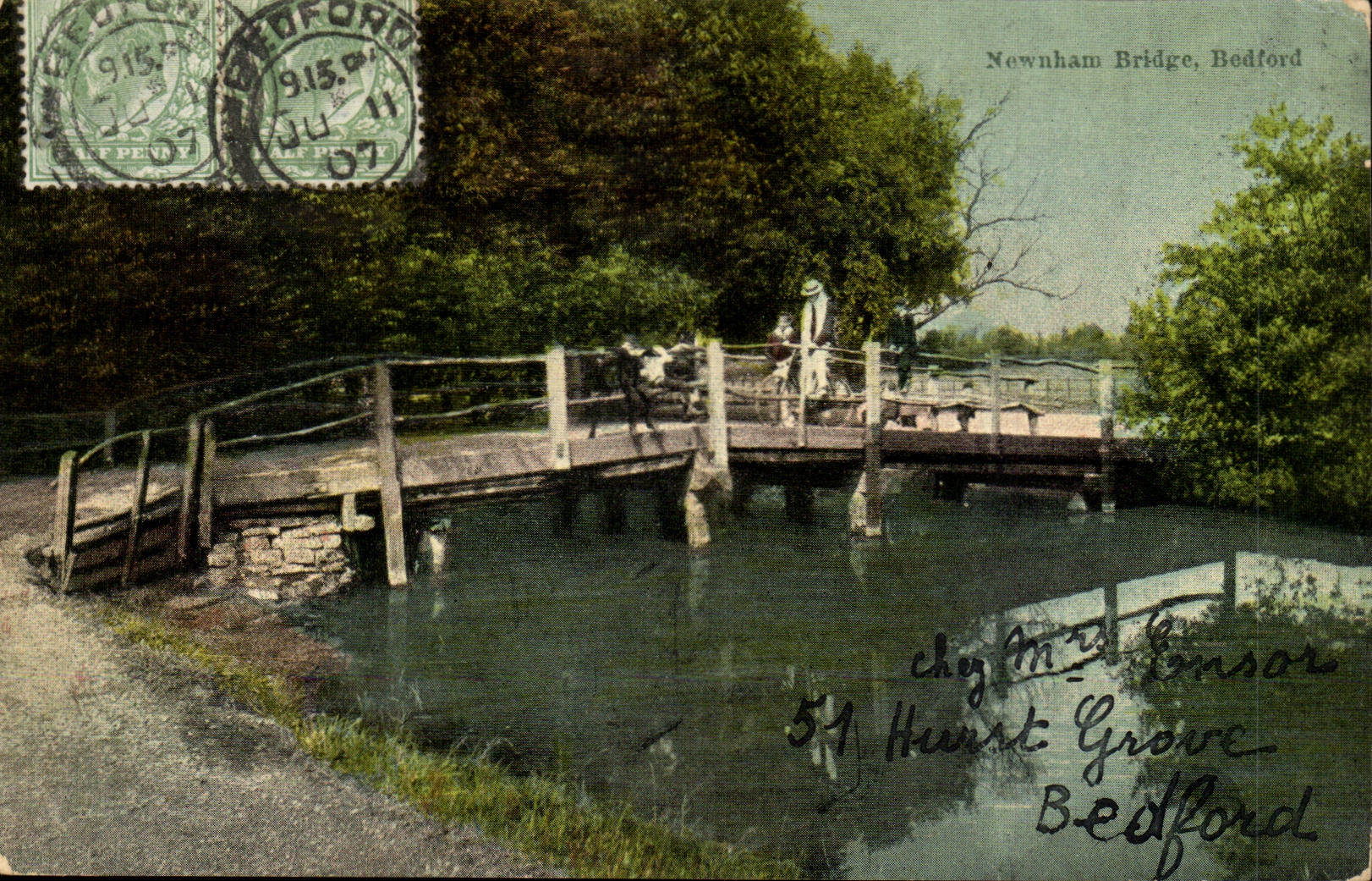 Grande Bretagne Great Britain CPA newnham Bridge Bedford