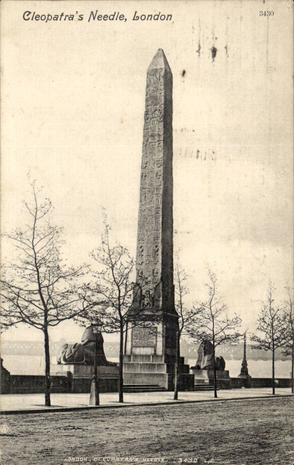The United Kingdom Great Britain CPA Cleopatra' S needle London London