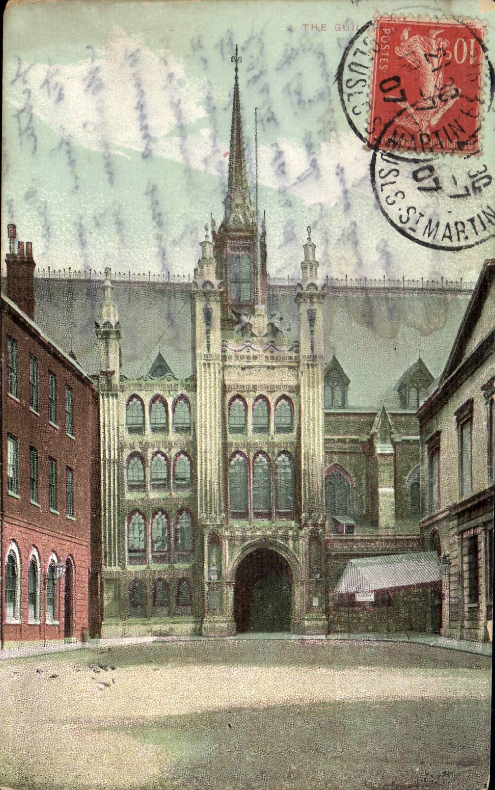 Grande Bretagne Great Britain CPA The guild hall