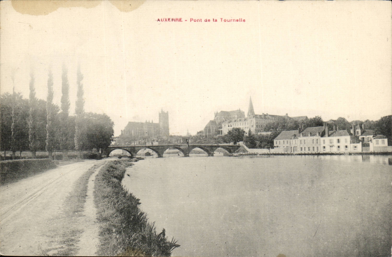 Brucke Auxerre-CPA des kleinen Aufsatzes
