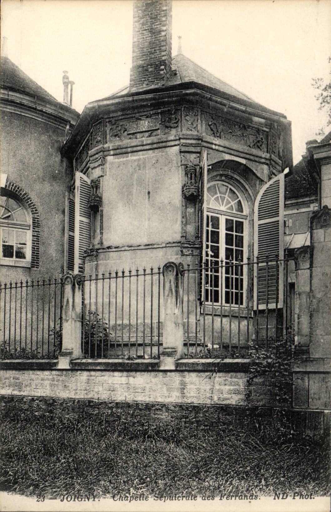 Joigny CPA the old sepulchral vault of Ferrand