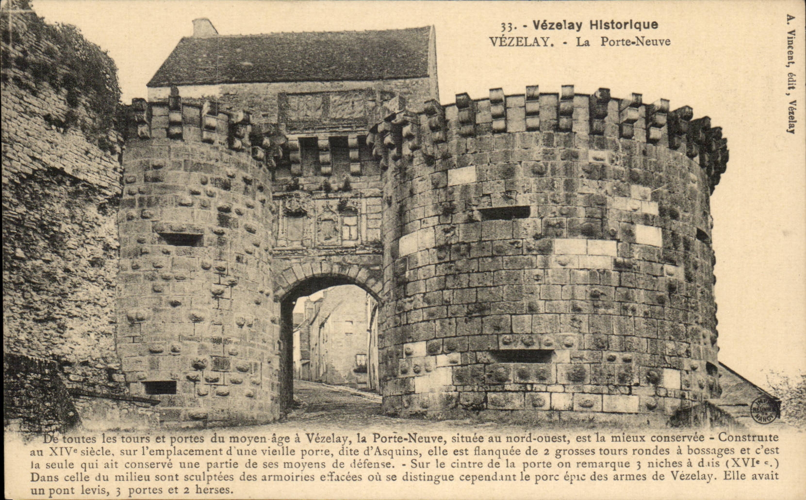 Vezelay CPA the new door