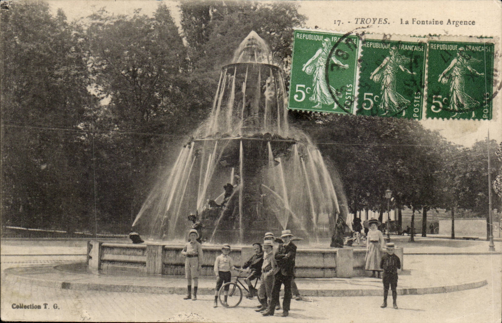 Troyes CPA the Argence fountain