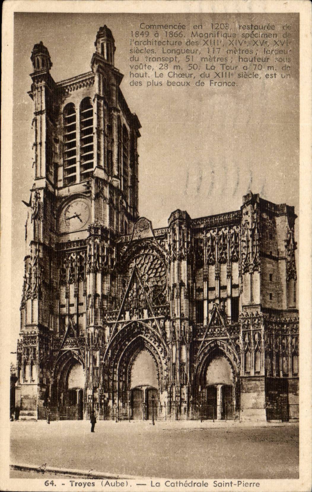 Troyes CPA the cathedral Saint Pierre