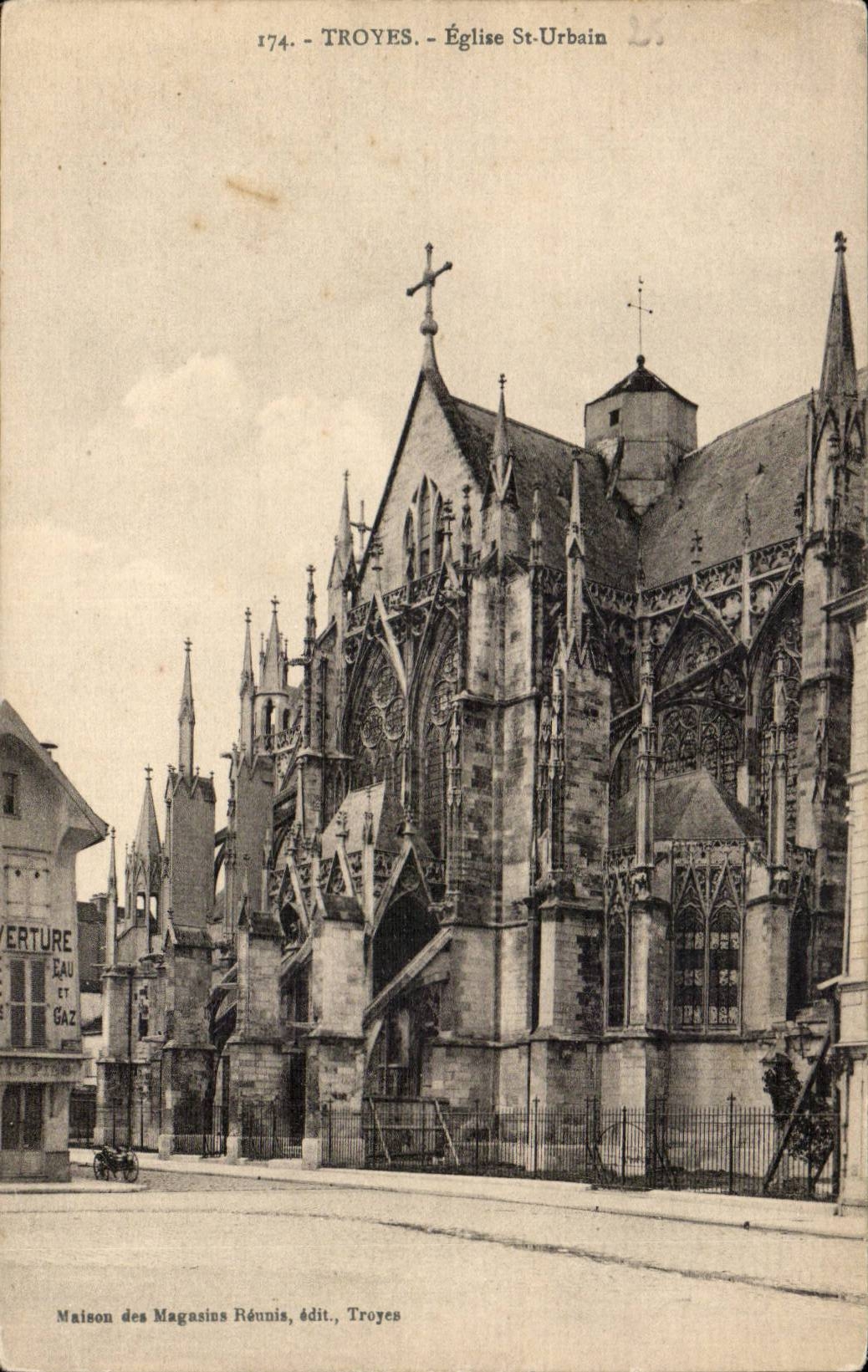 Troyes - Urban Church St - CPA