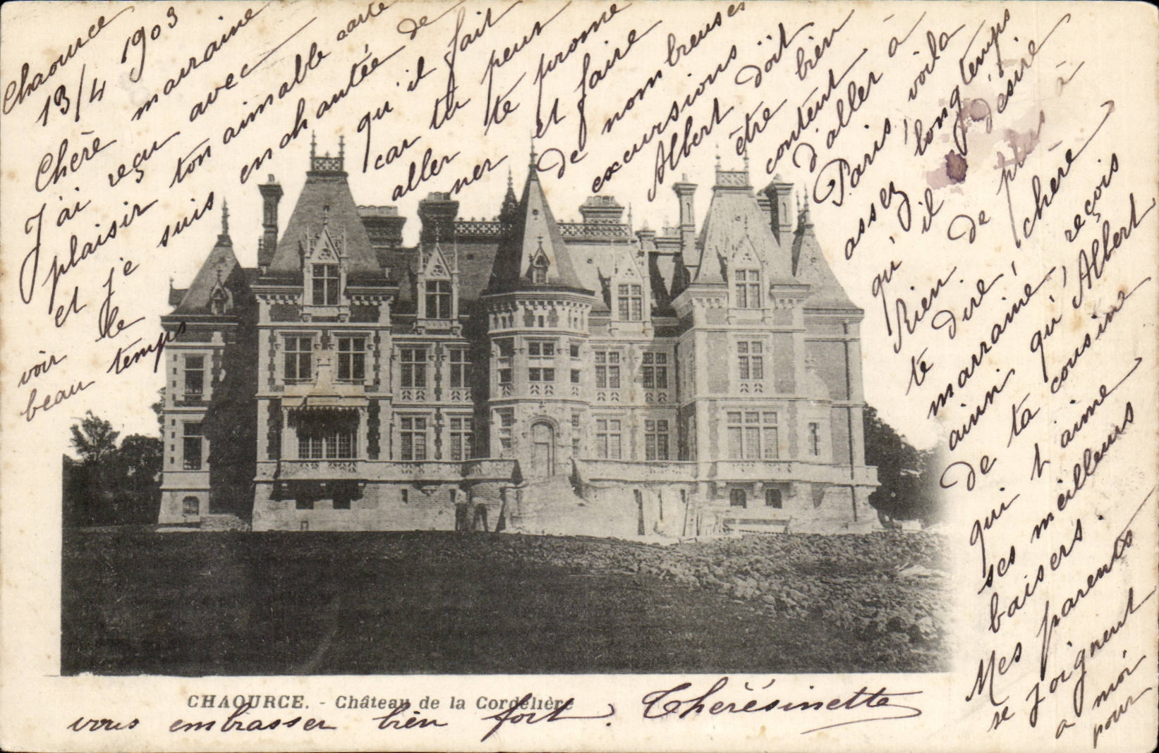 Chaorce - the Castle - CPA