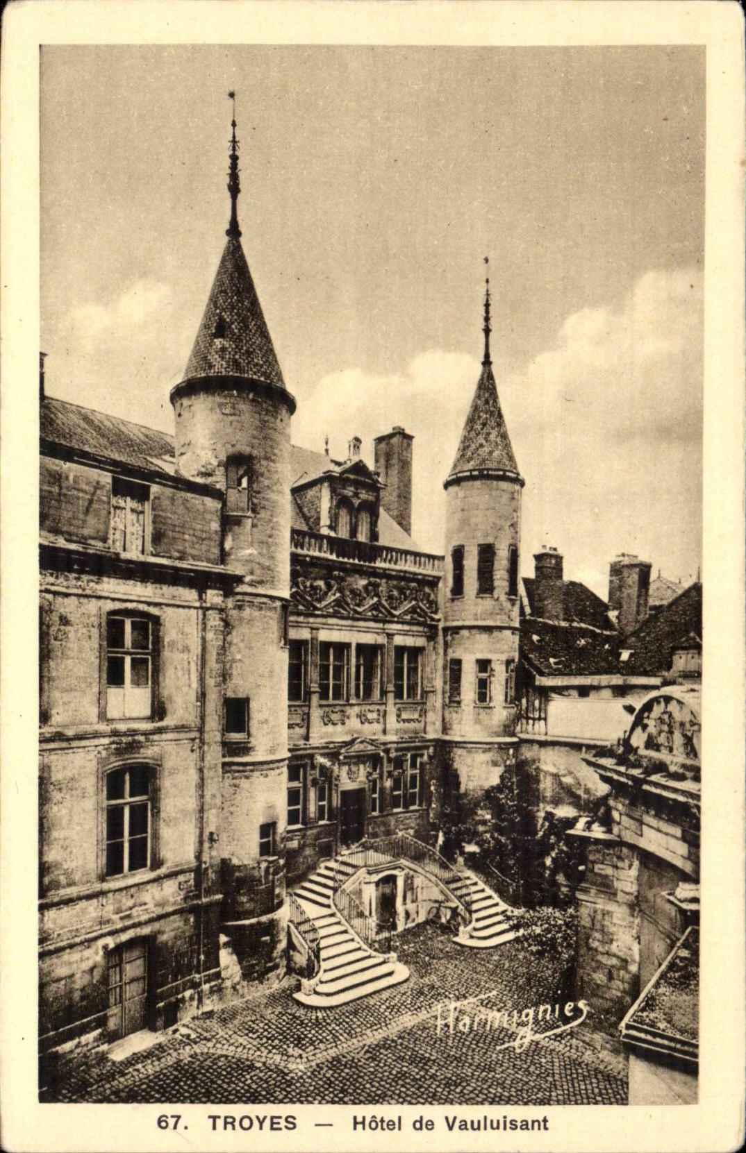 Troyes - Hotel of Vauluisant - CPA