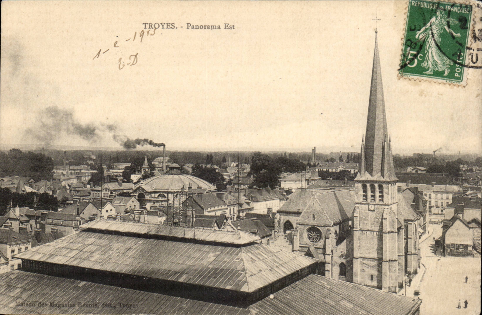 Troyes - Panorama Is - CPA