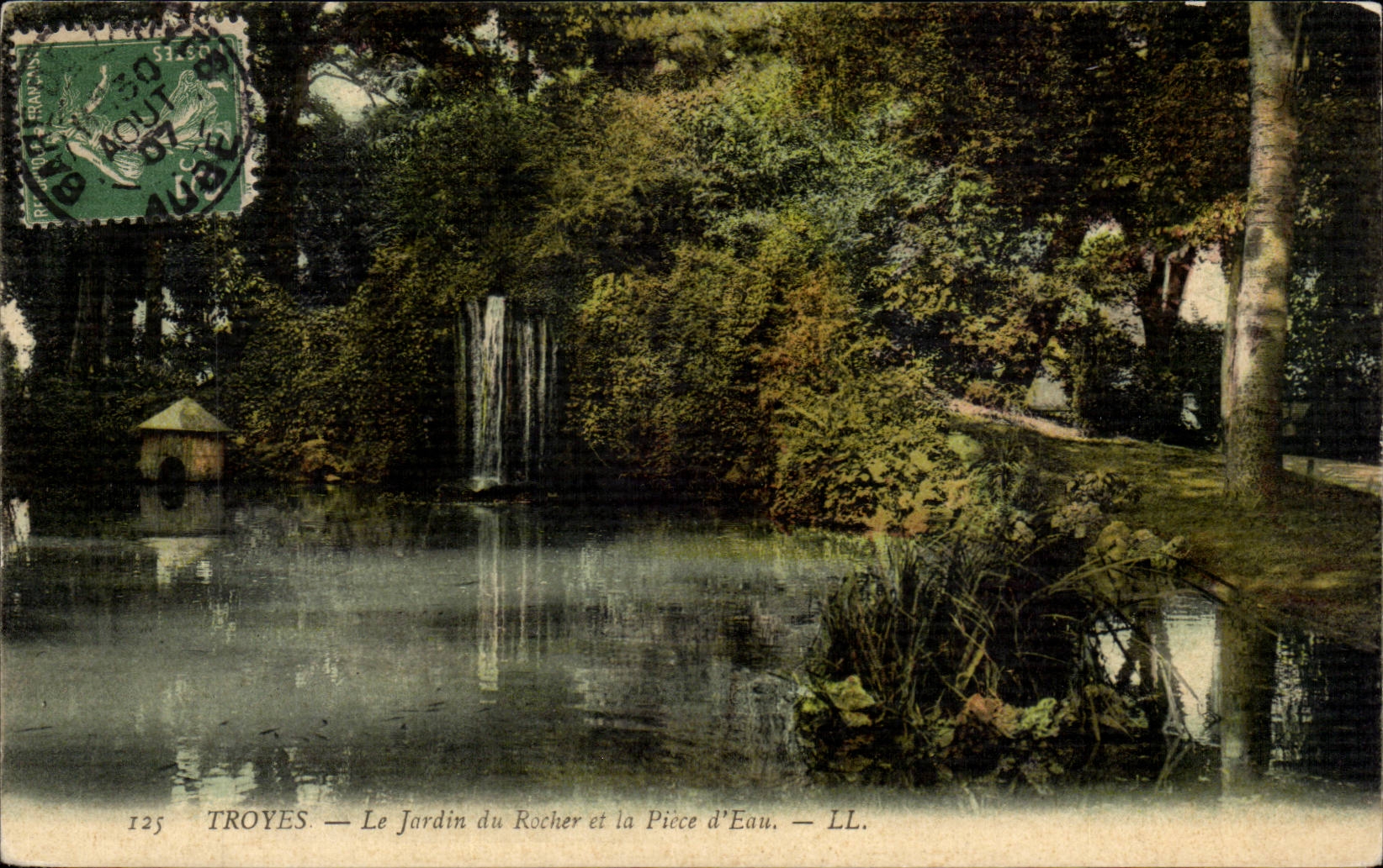 Troyes - the Garden of the Rock and the water Part - CPA