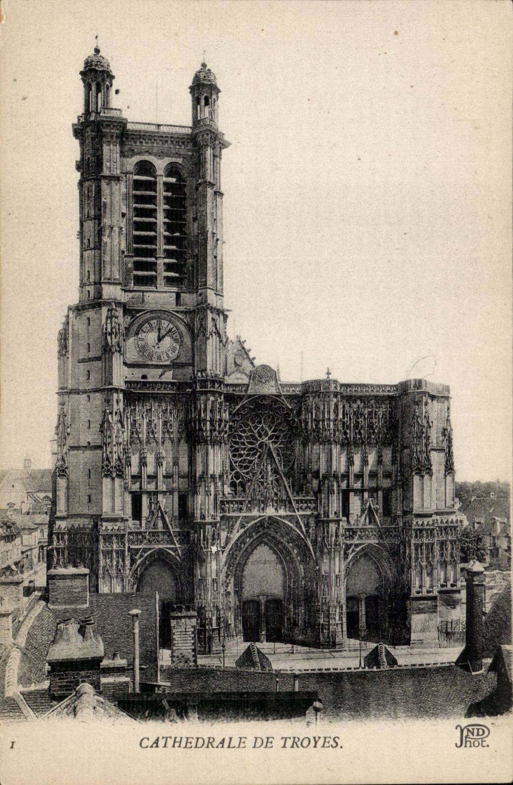 Troyes - Cathedral of Troyes - CPA