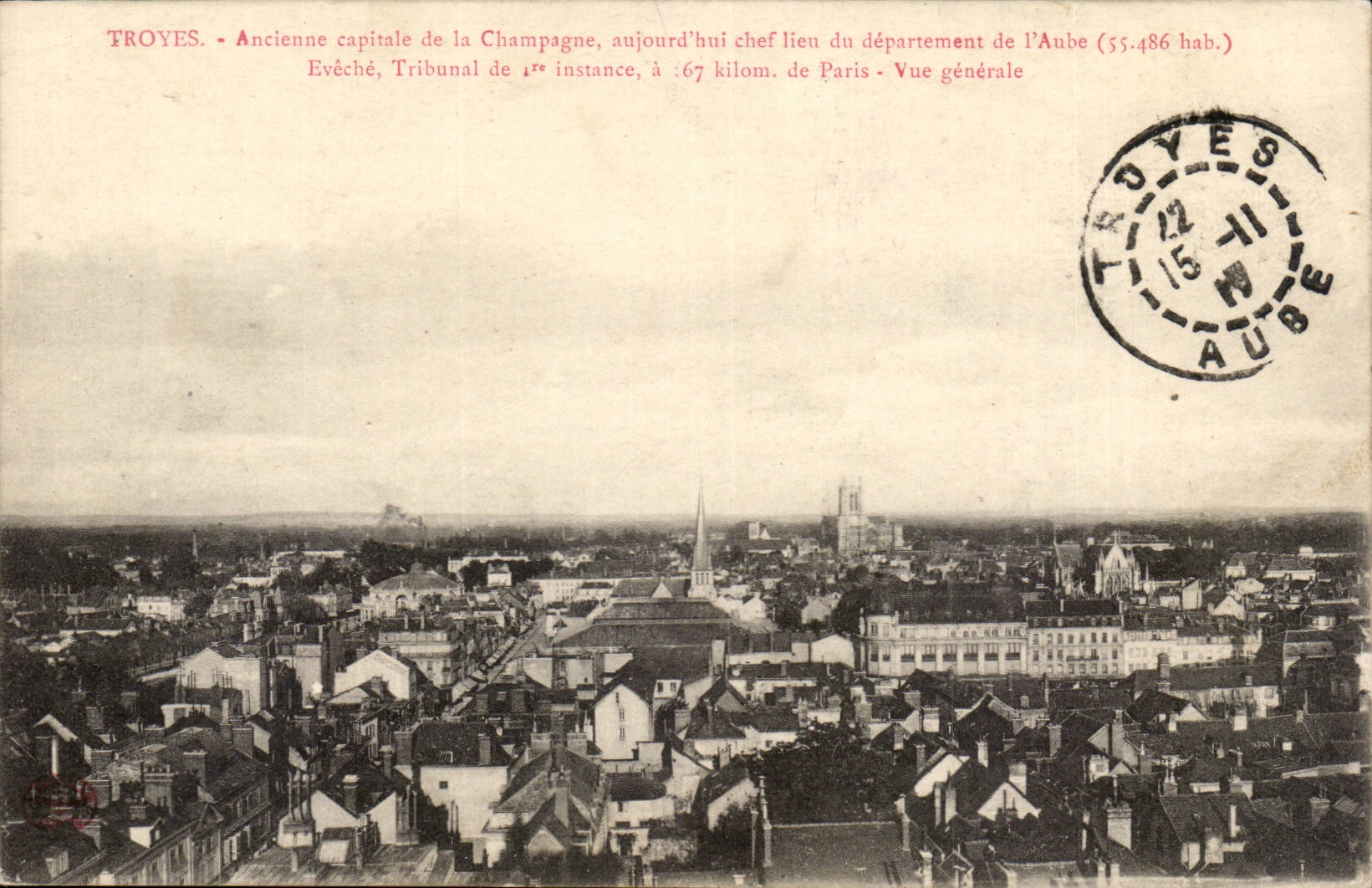 Troyes - Old capital of Champagne - CPA