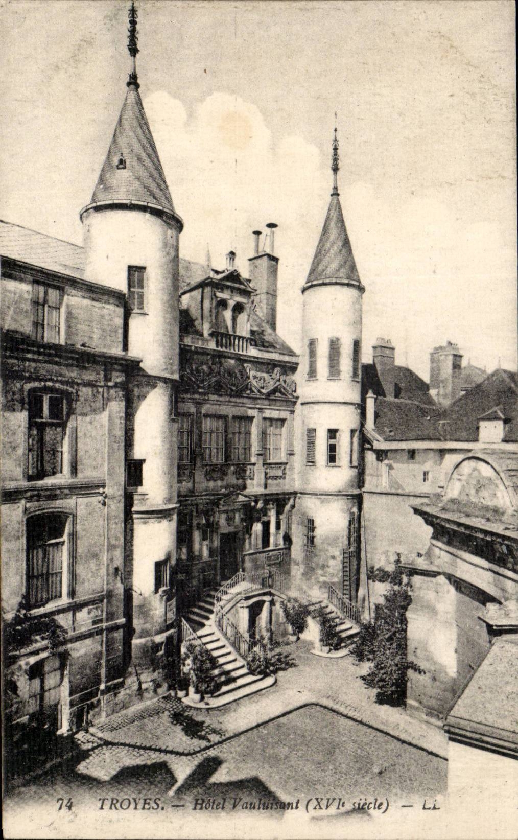 Troyes - Vauluisant Hotel - CPA