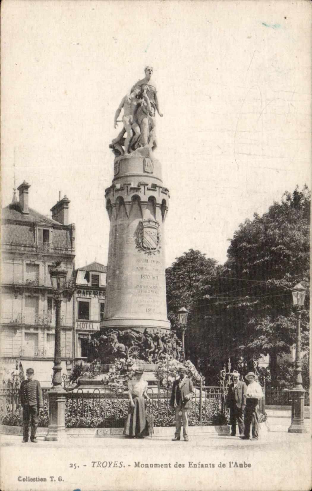 Troyes - Monument of the Children of the Paddle - CPA