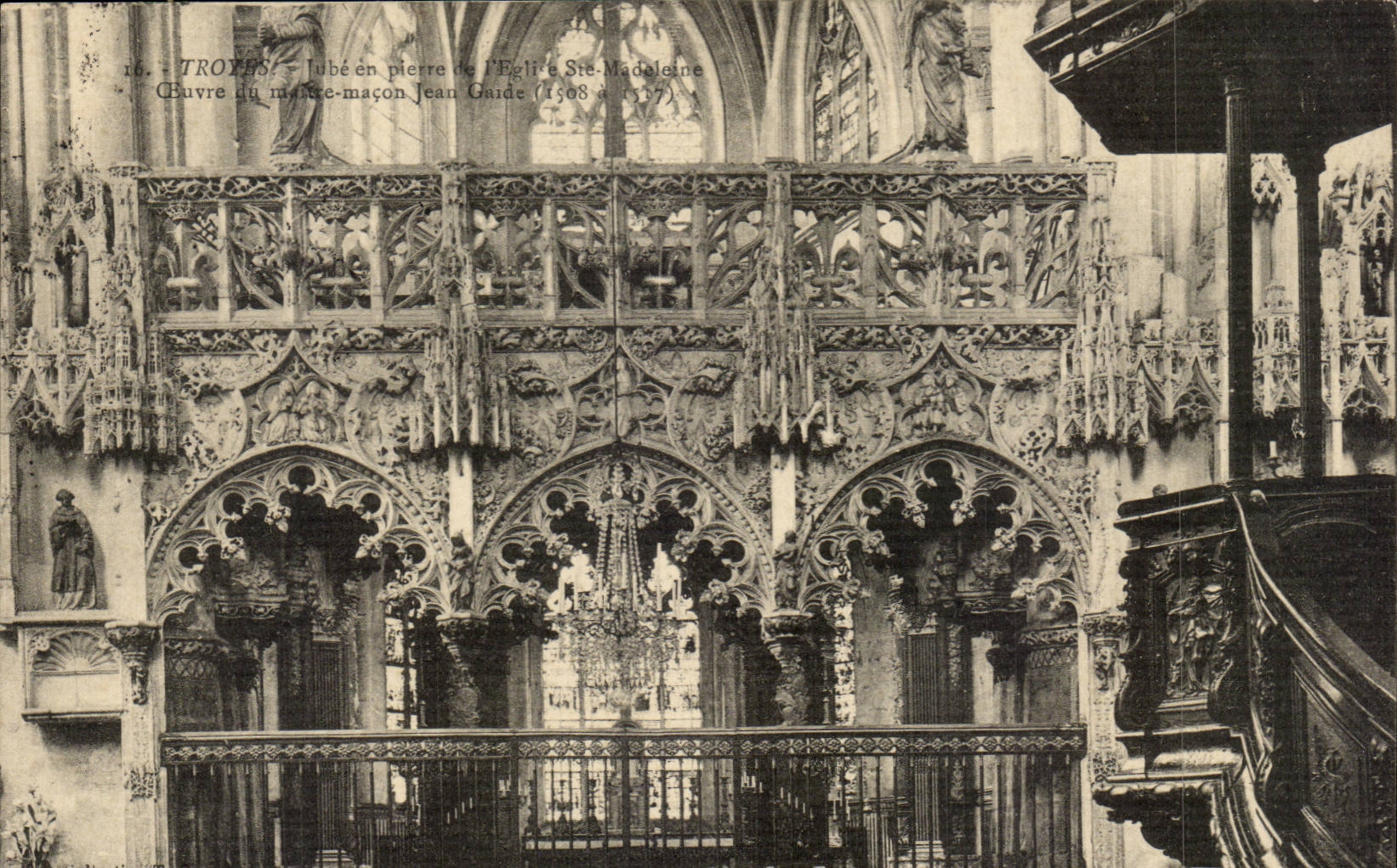 Troyes CPA the cathedral the jube