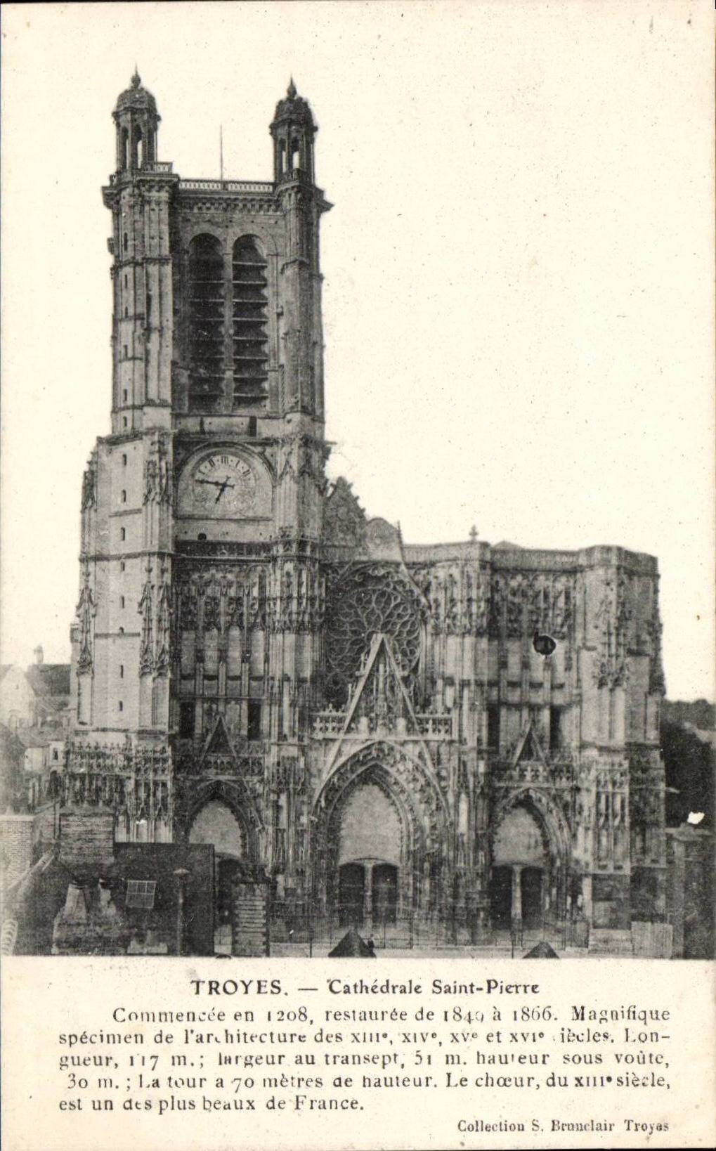 TRoyes CPA the cathedral Saint Pierre