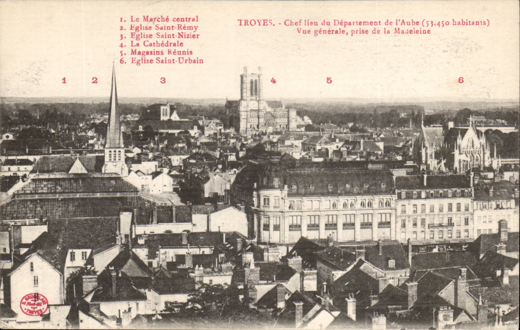 Troyes CPA place Chief of the department of the paddle