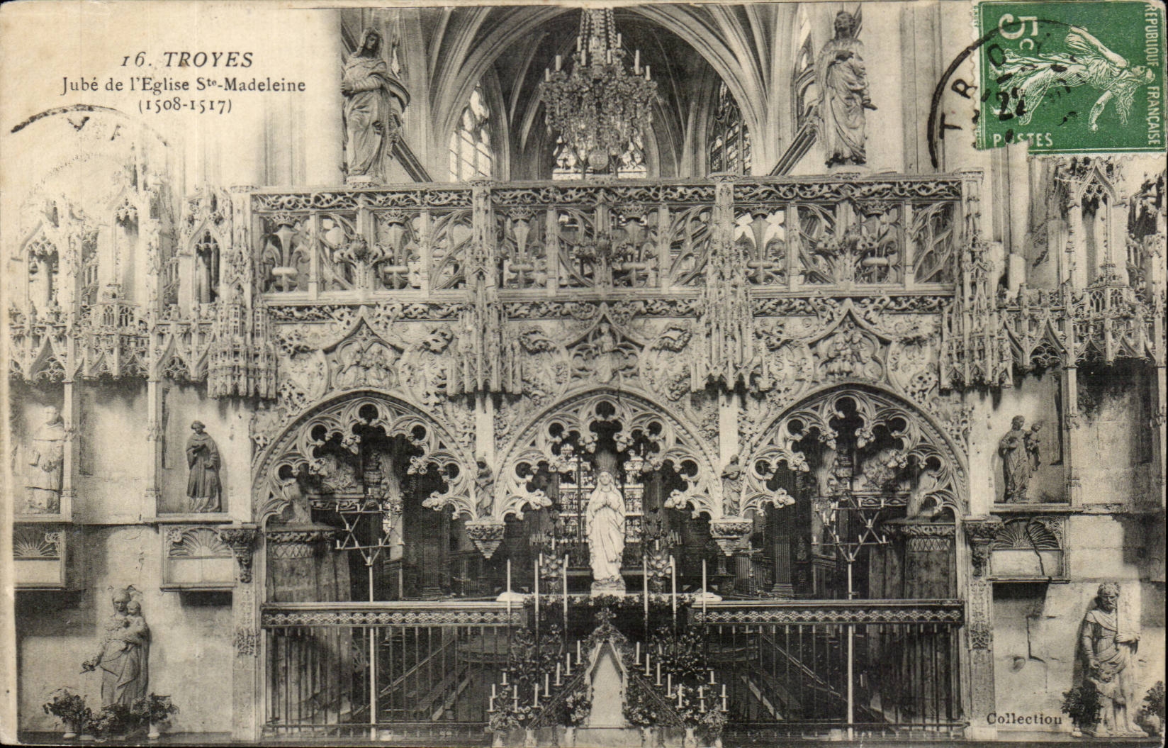 Troyes CPA Jube of the church co madeleine