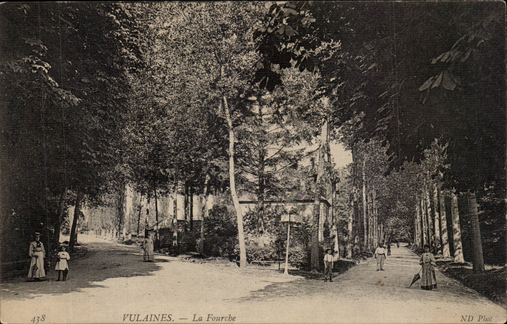 CPA Vulaines CPA the fork