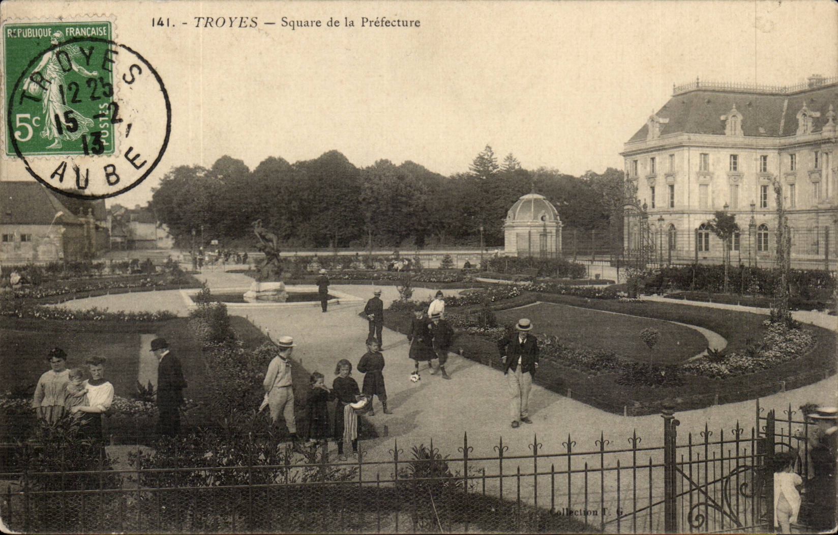 Troyes CPA Public garden of the Prefecture