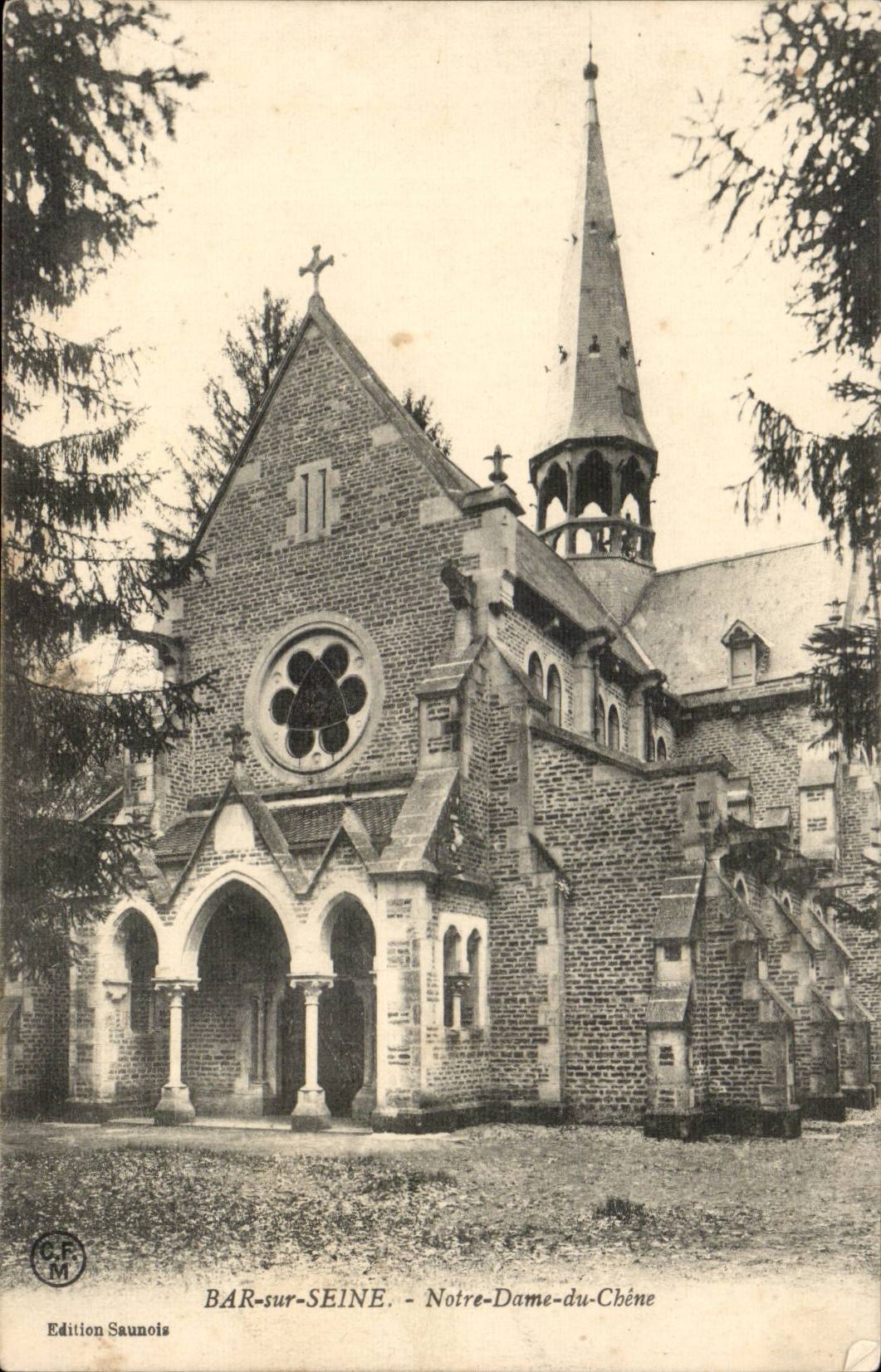 Stab auf dem Seine CPA Notre Dame der Eiche