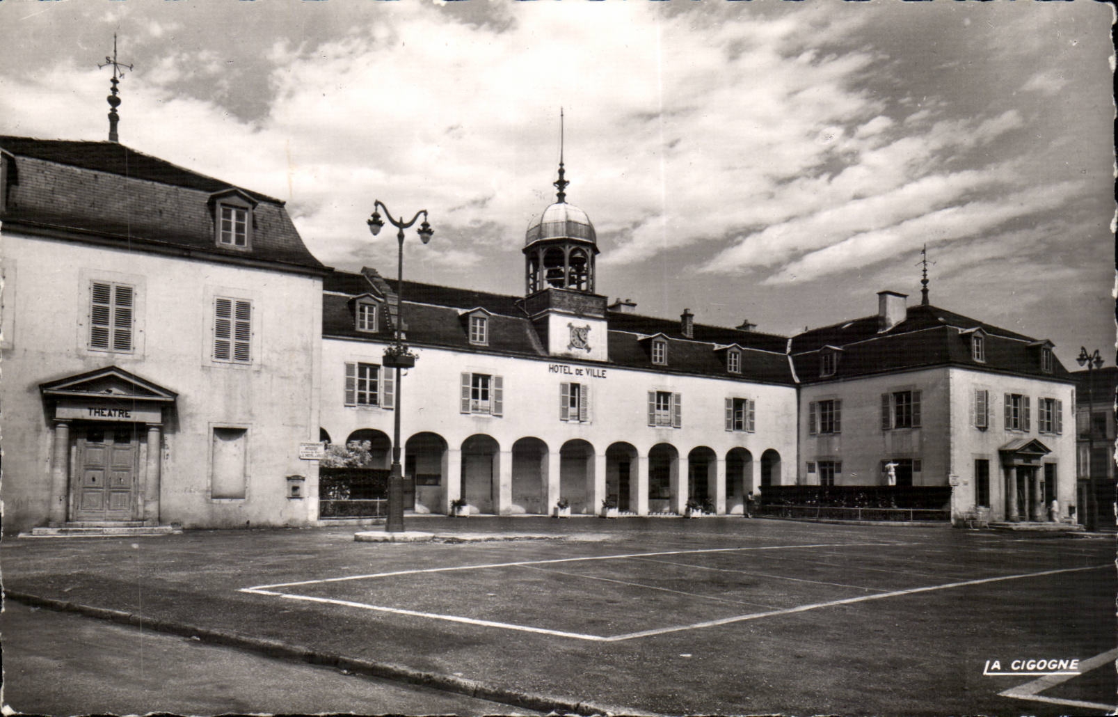 Stab auf Paddel CPA das Rathaus