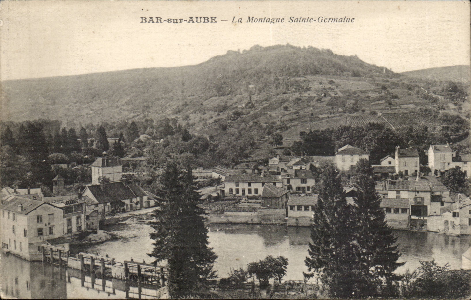 Stab auf Paddel CPA der BergSainte Deutsche