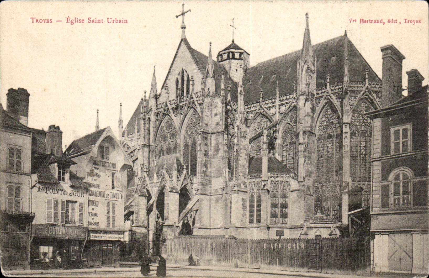 Troyes - Church Saint Urbain - CPA
