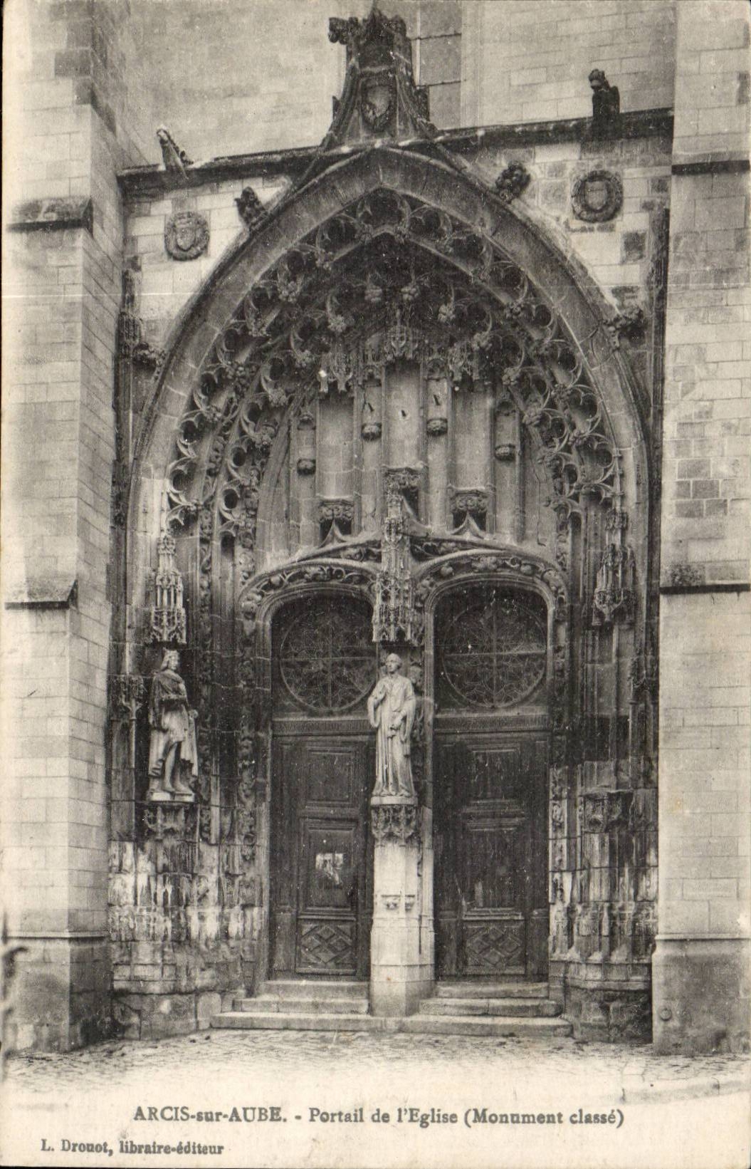 Arcis on Paddle - Gate of the Church - CPA