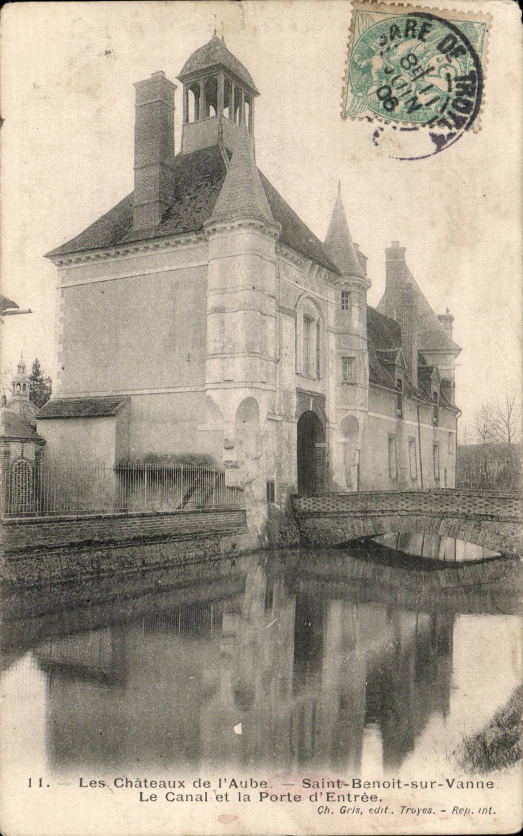 Saint Benoit auf Ventil CPA der Kanal und die Tur des Hereinkommens