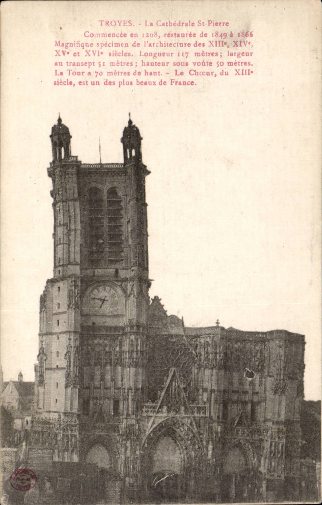 Troyes CPA the cathedral Saint Pierre