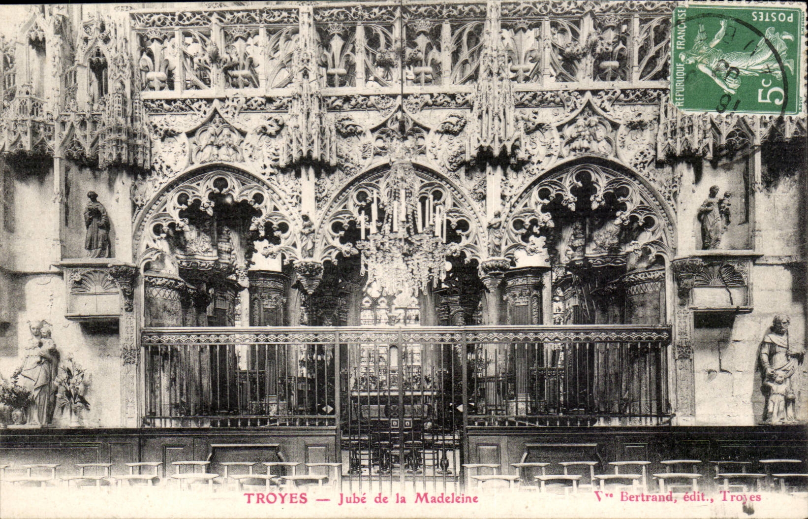 Troyes CPA the jube of the Madeleine